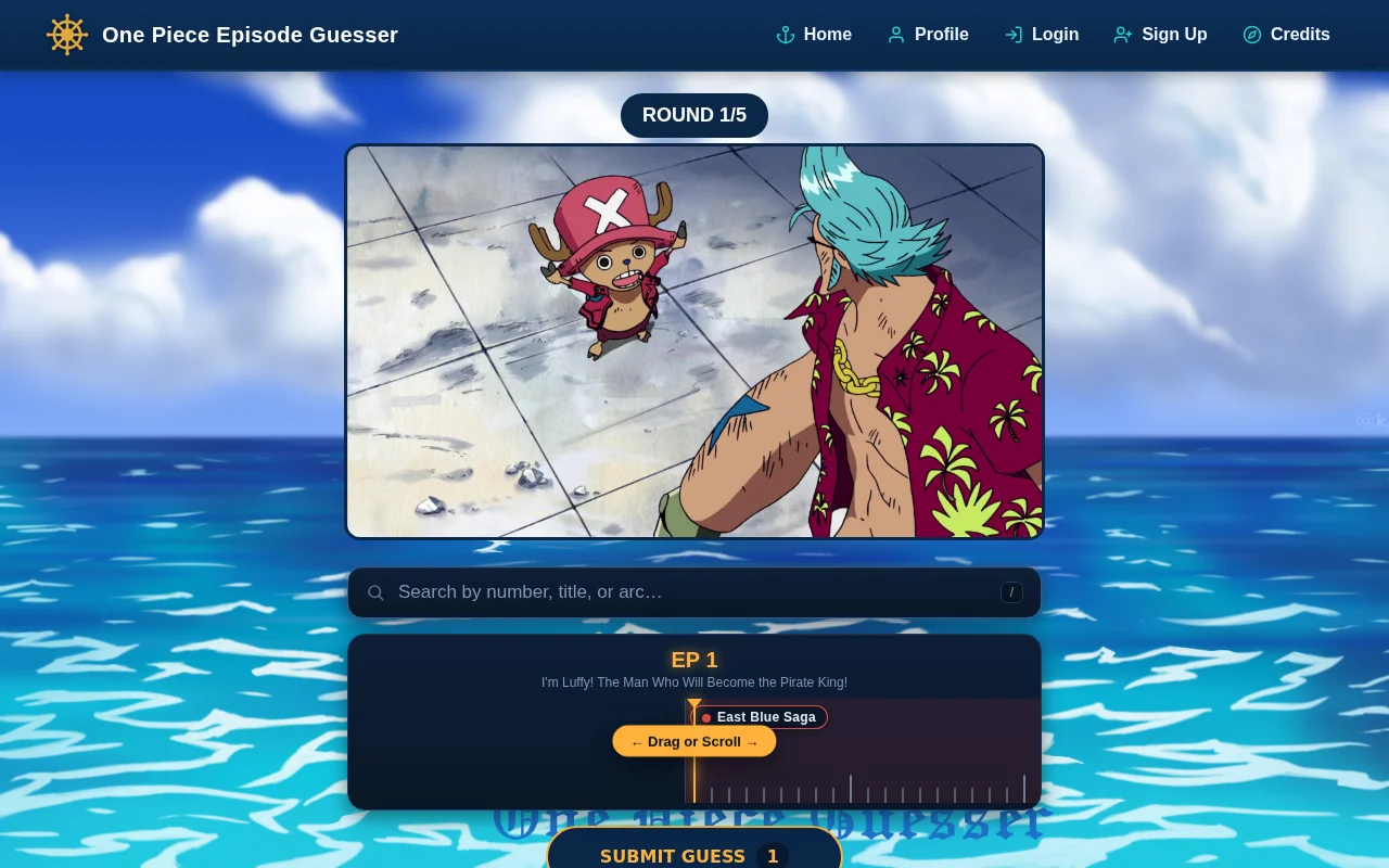 One Piece Episode Guesser