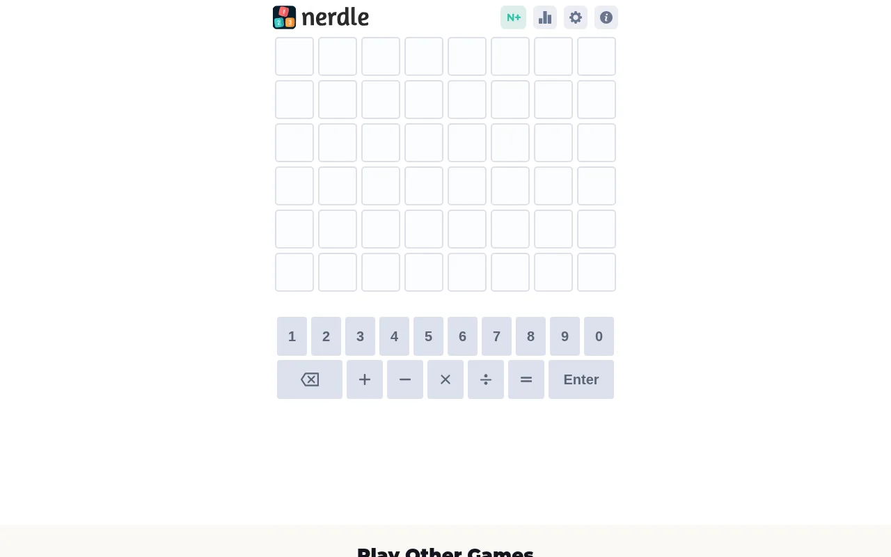Nerdle