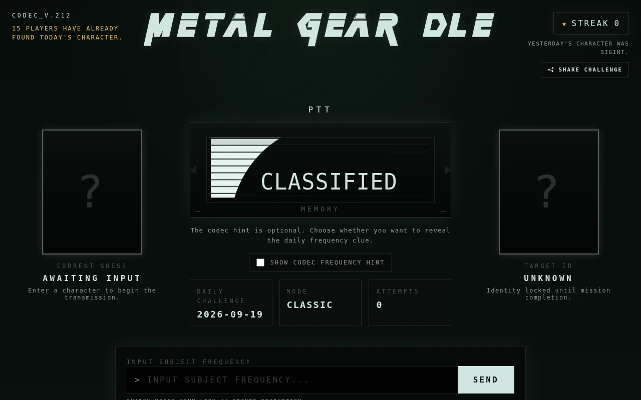 Metal Gear Dle