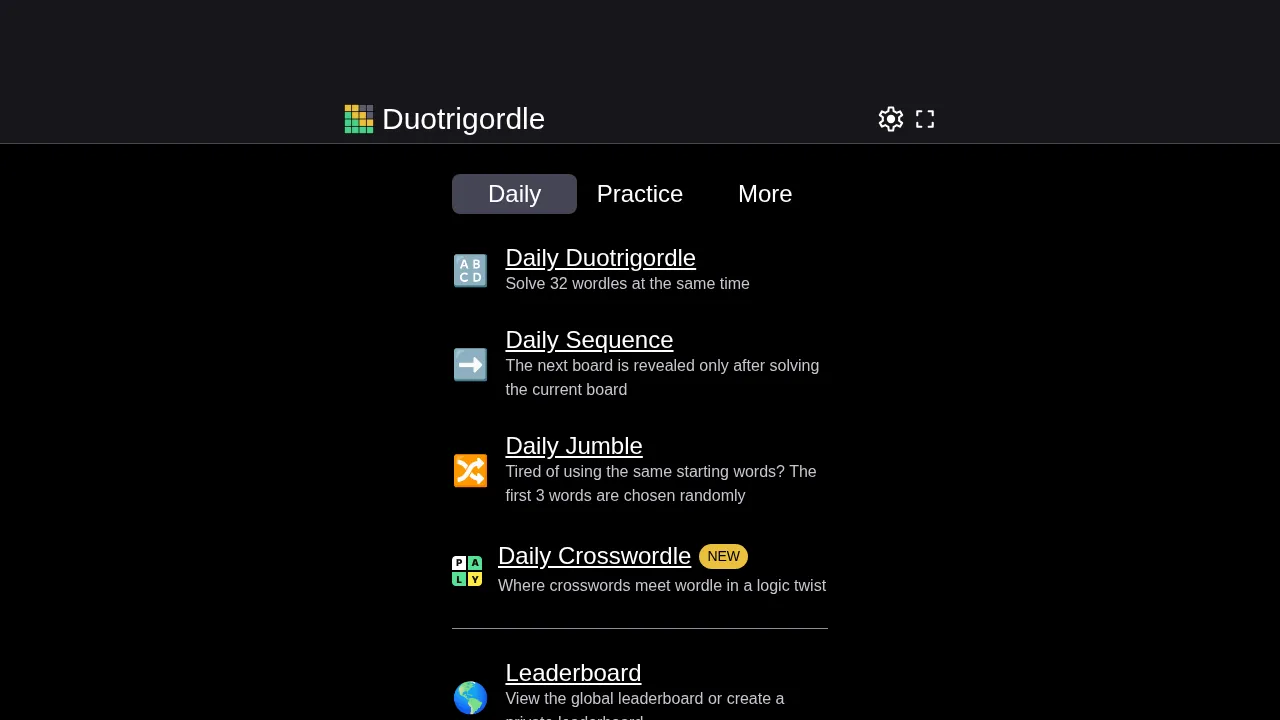Duotrigordle