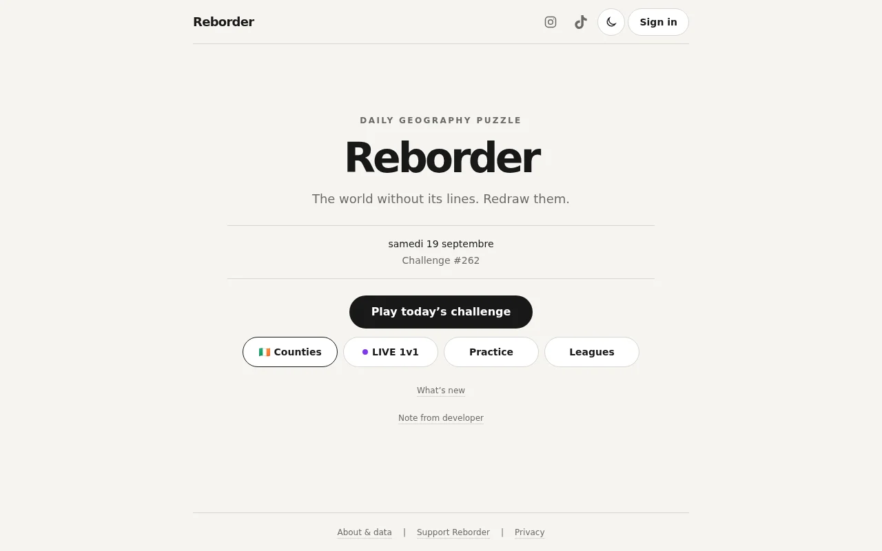 Reborder