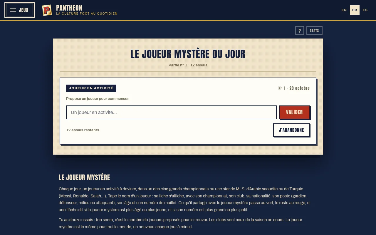 Mystery Player