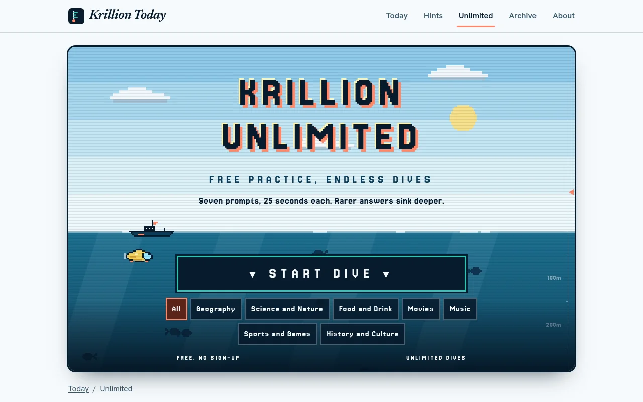 Krillion Today Unlimited