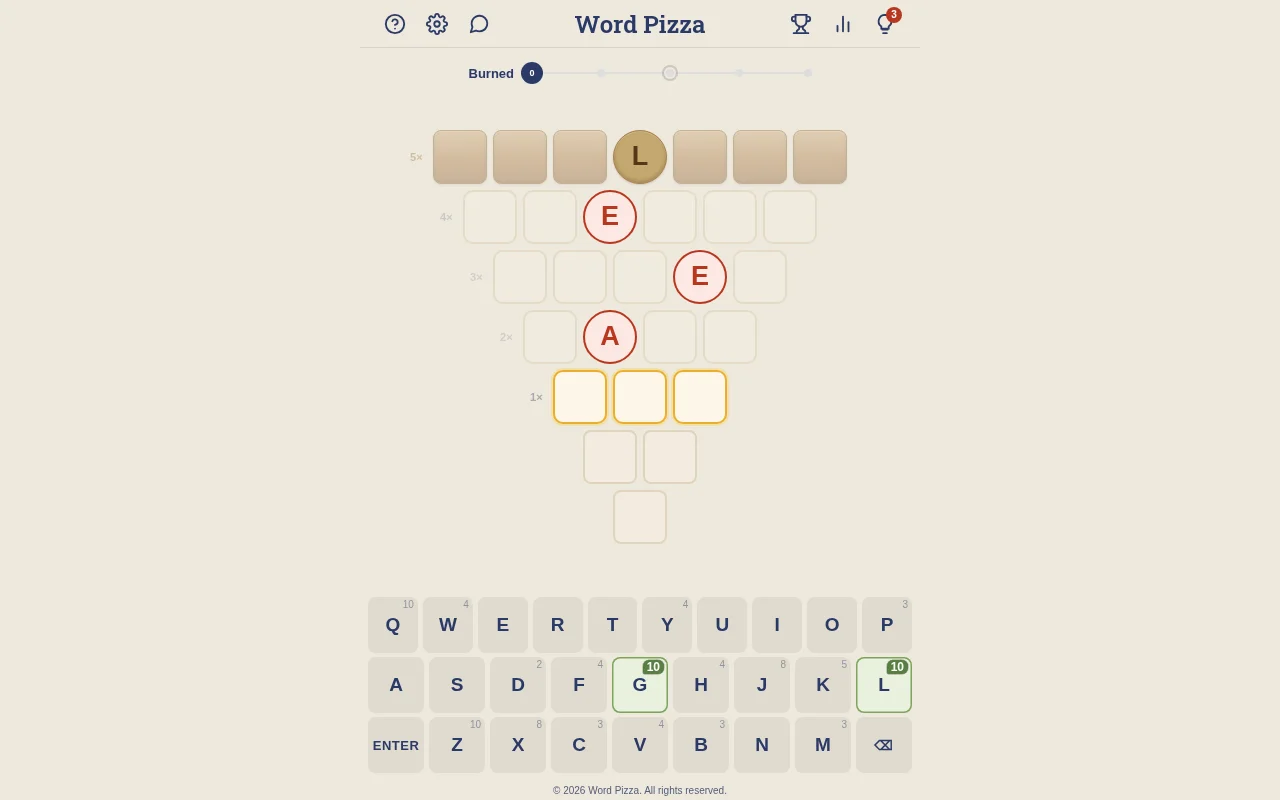 Word Pizza