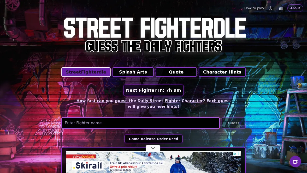 Streetfighterdle