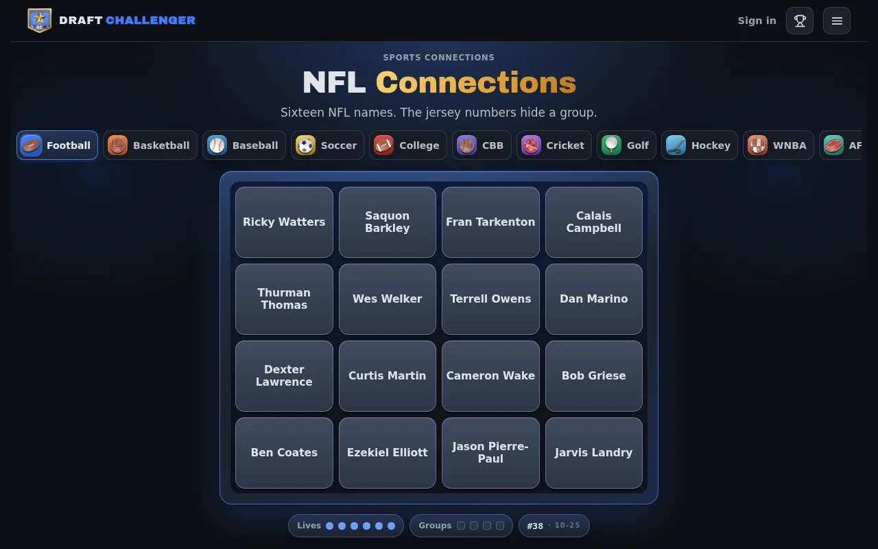 NFL Connections