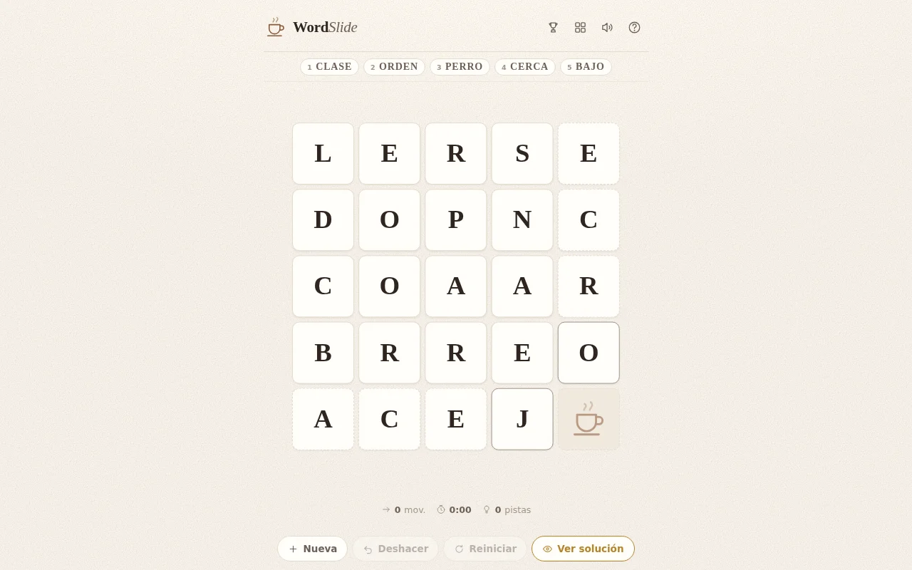 Word Slide
