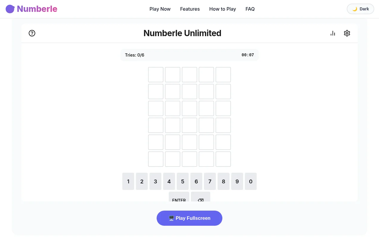 Numberle Unlimited