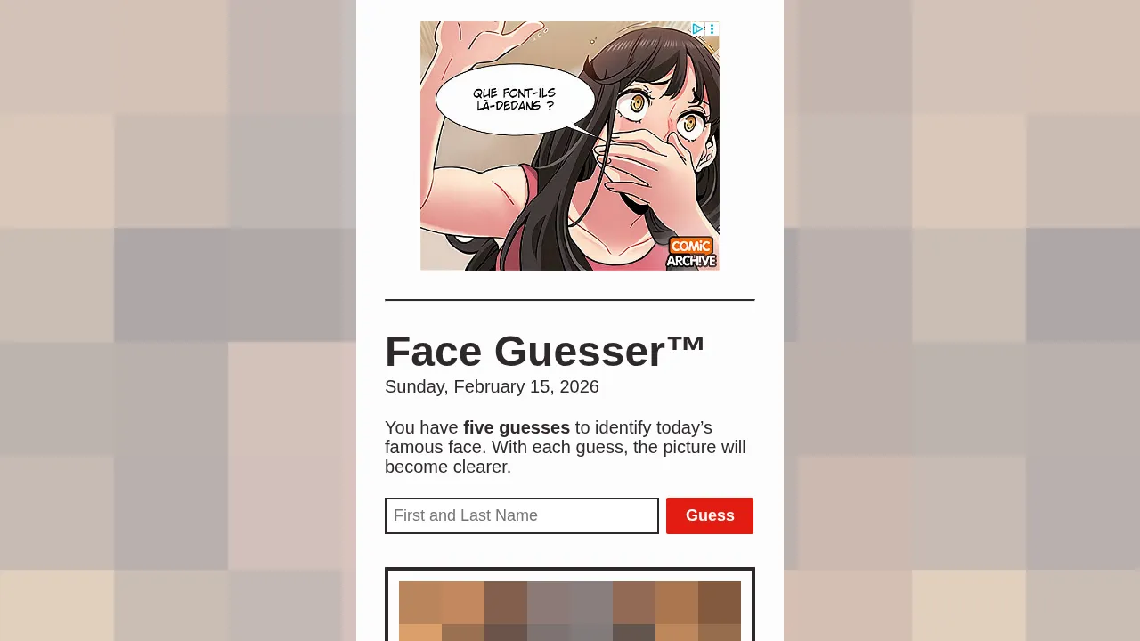 Face Guessr