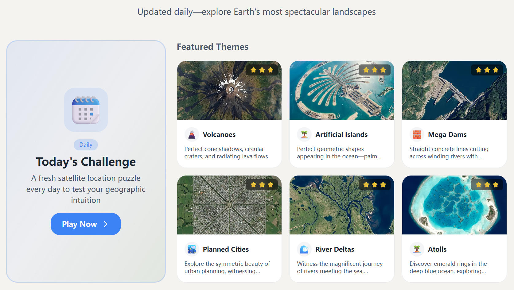 SatPin - Daily Satellite Pin Guess