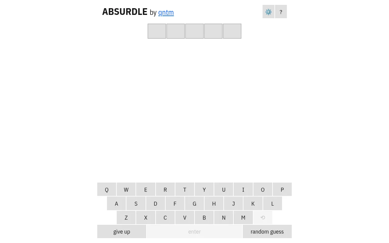 Absurdle