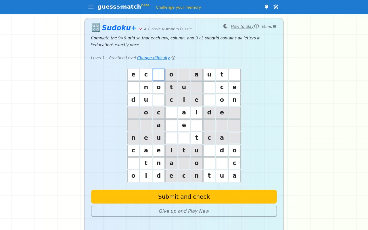 Sudoku+