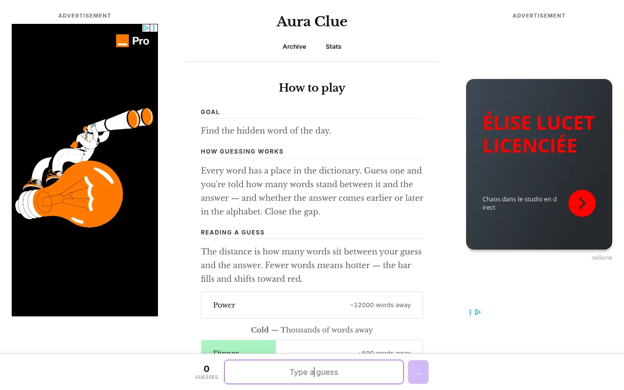 Aura Clue