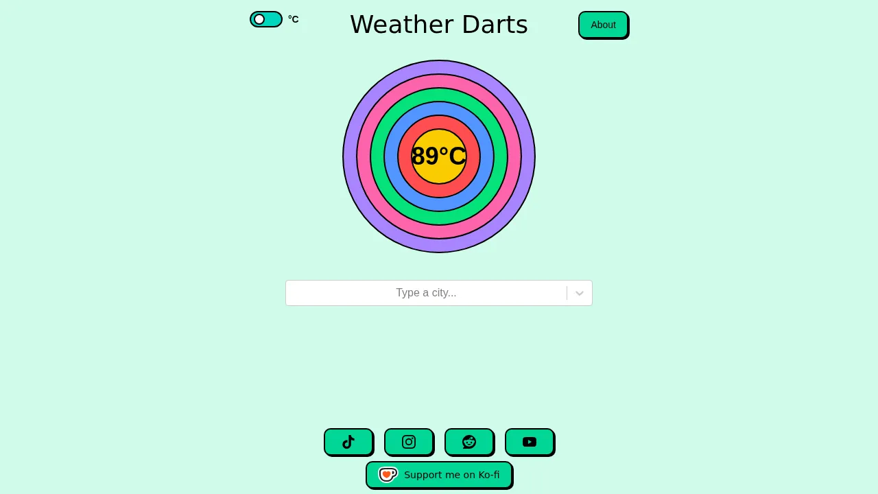 Weather Darts