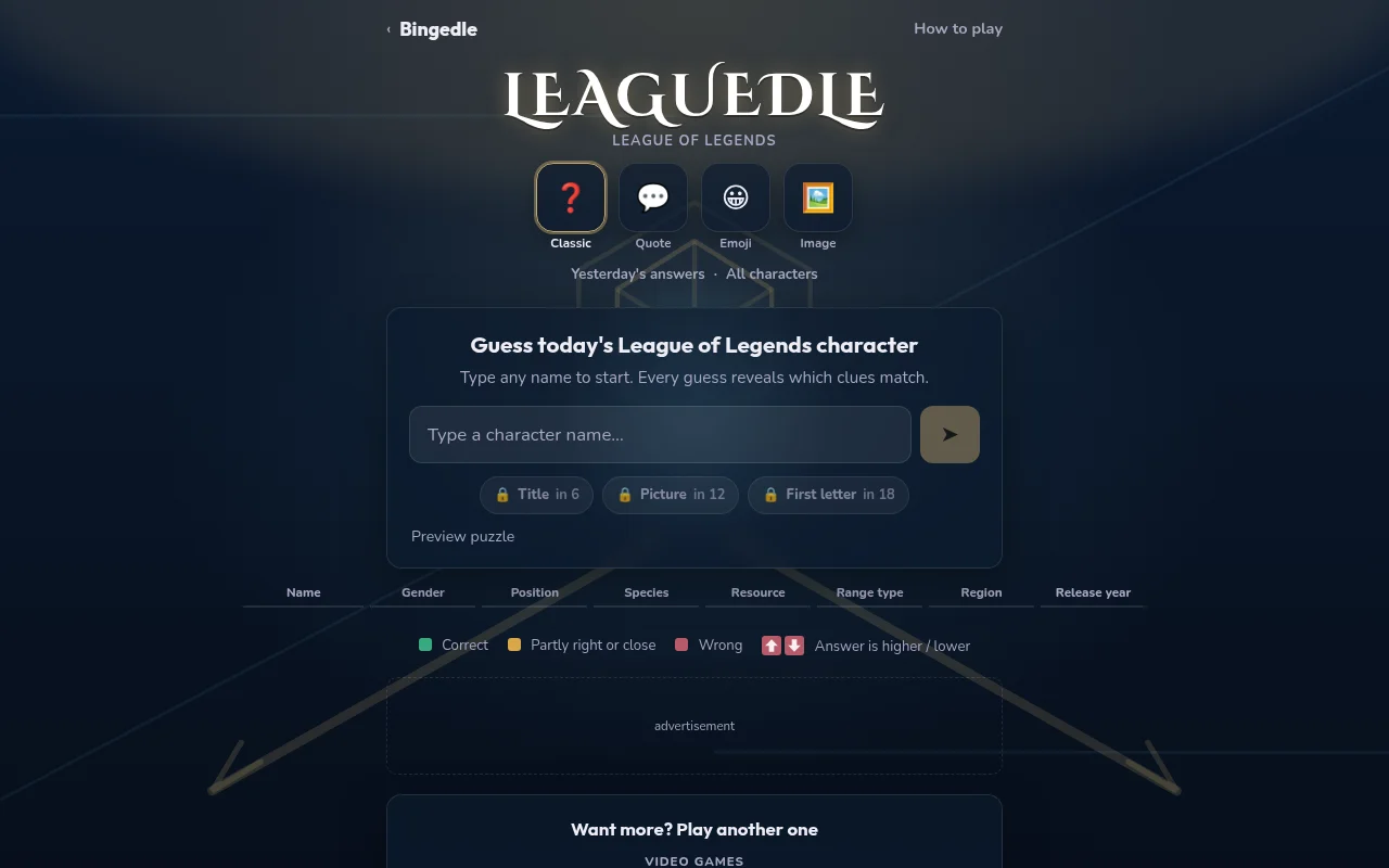 Leaguedle