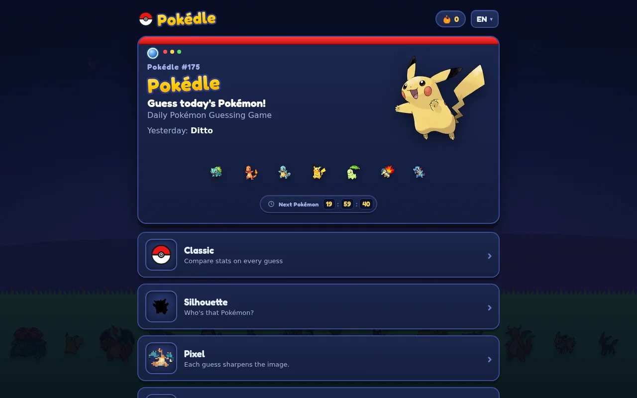 Pokédle