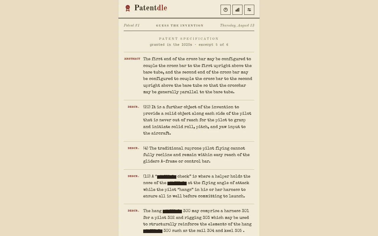 Patentdle