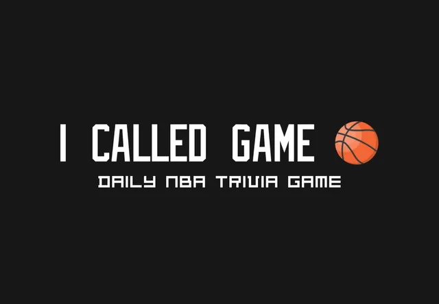 I Called Game