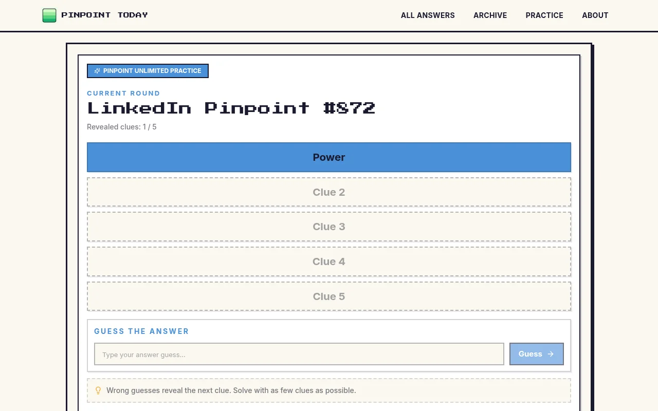 LinkedIn Pinpoint Unlimited Practice