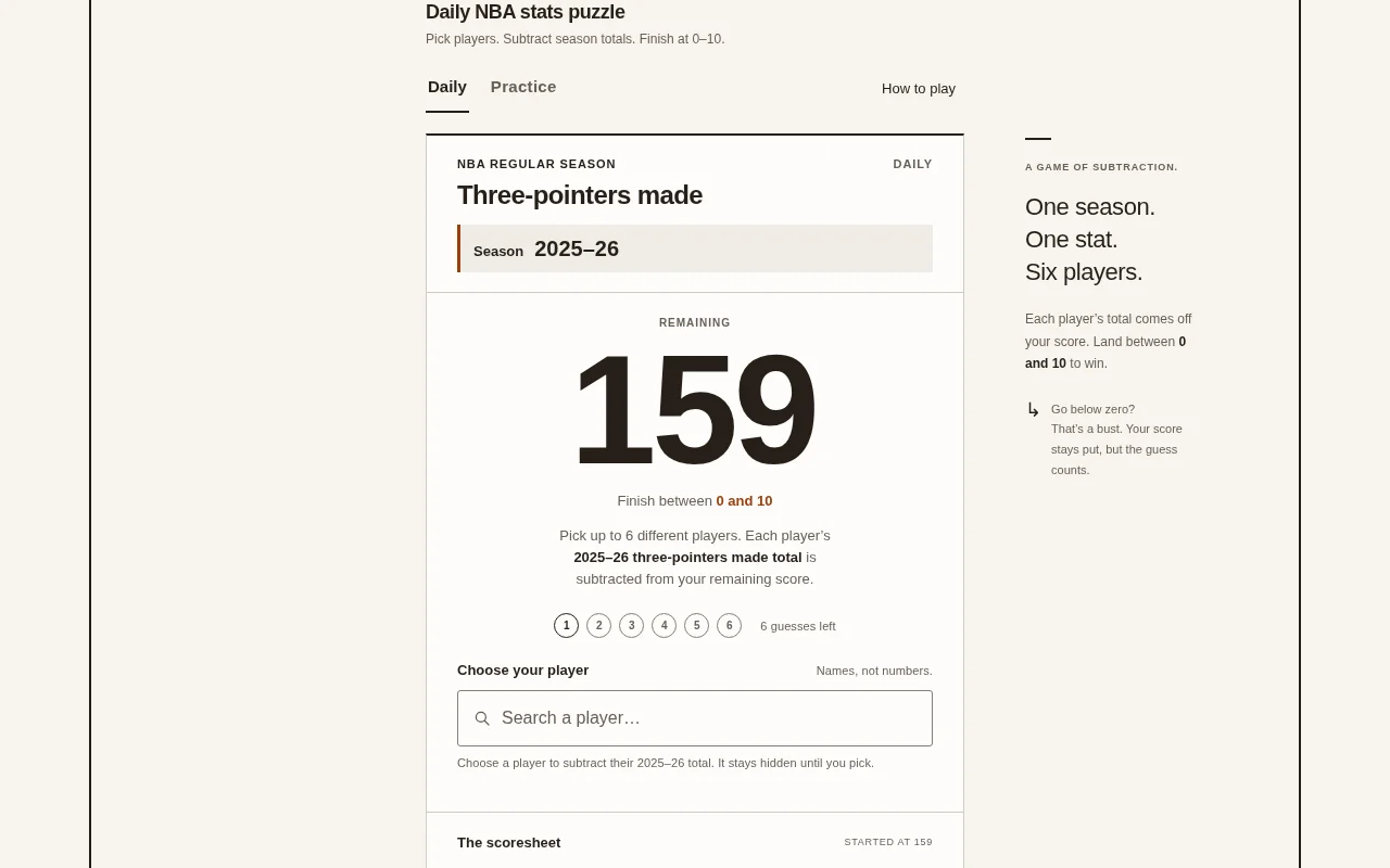 Stat Countdown