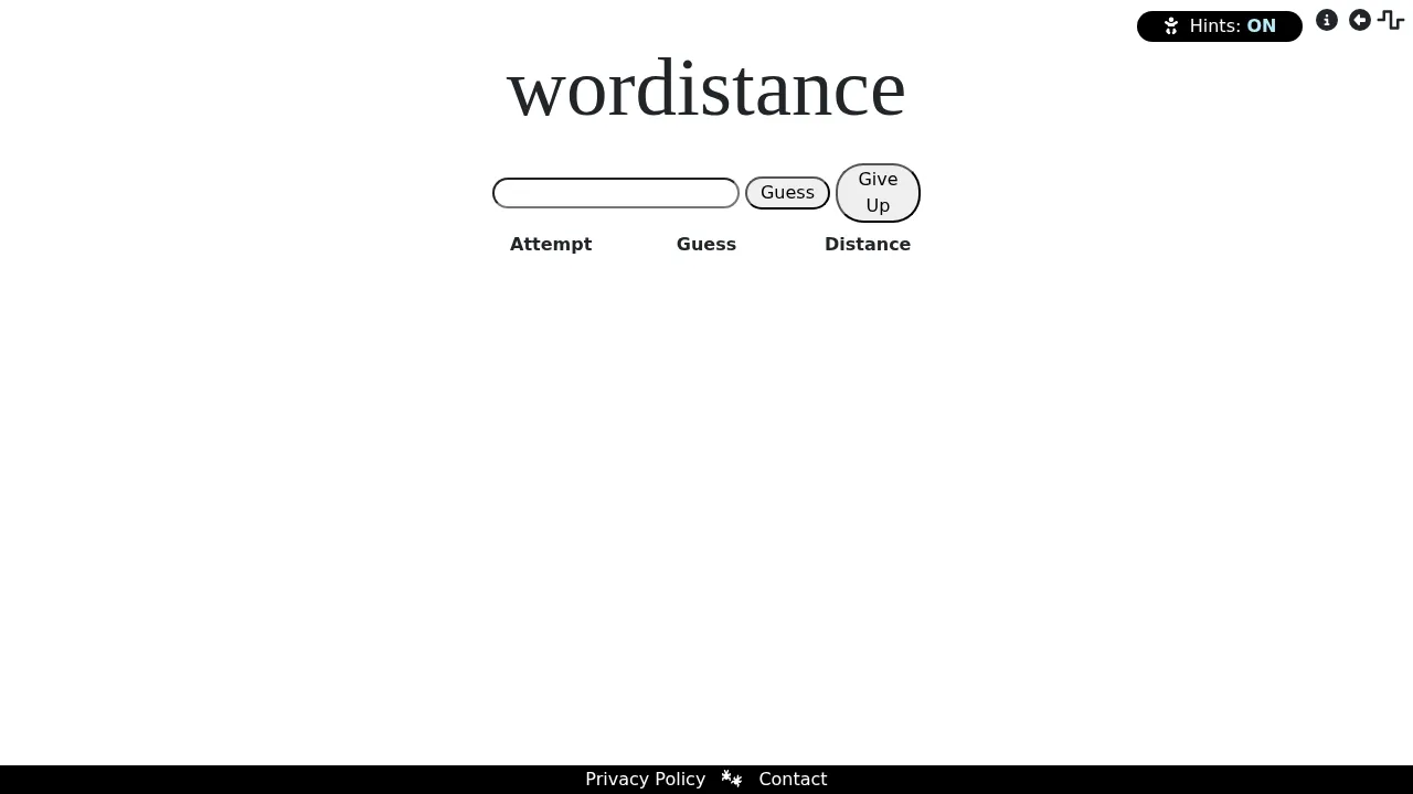 Wordistance
