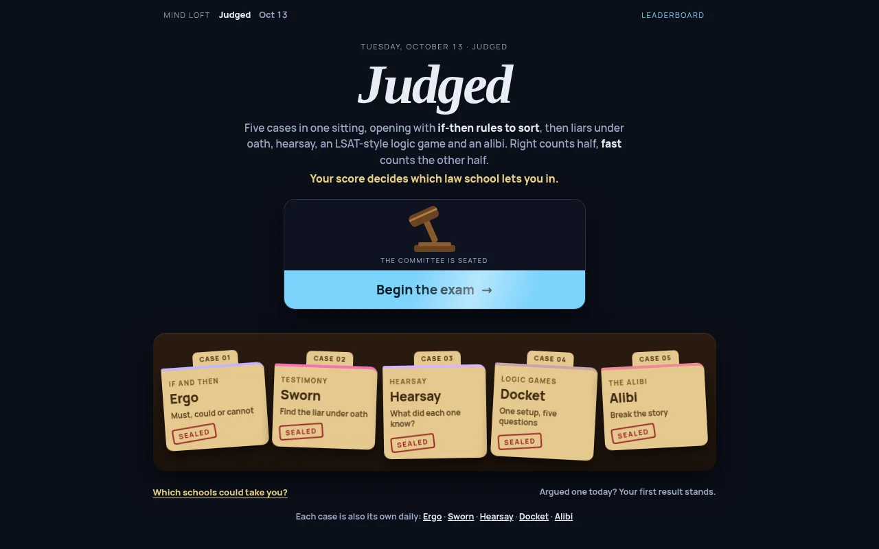 Judged