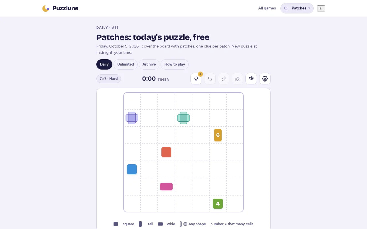 Patches on Puzzlune