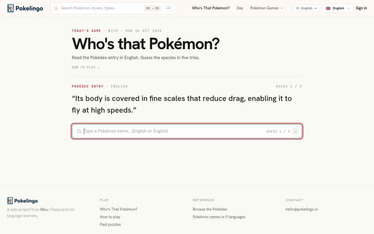Who's that Pokémon?