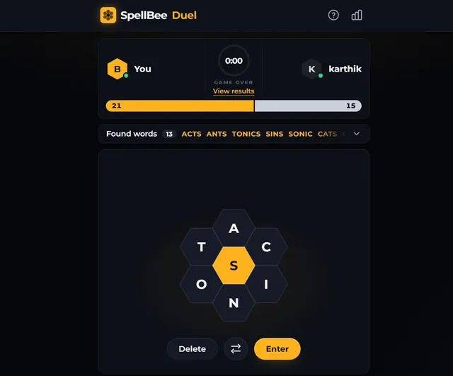 SpellBee Duel