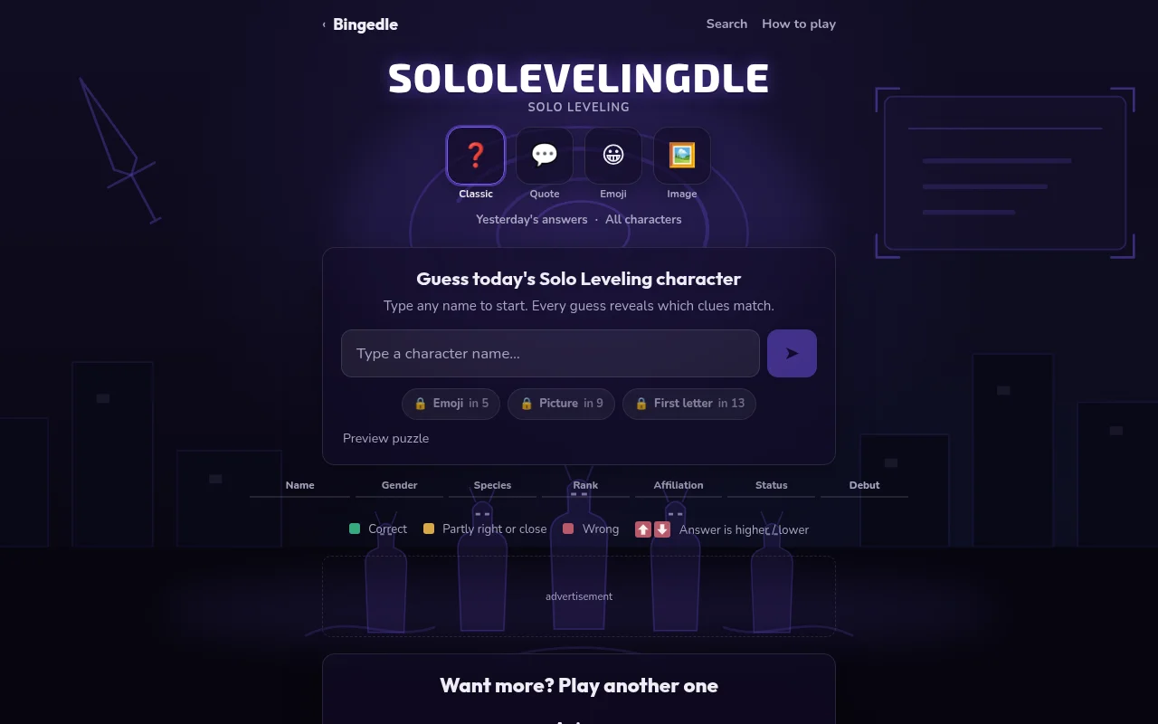 Sololevelingdle