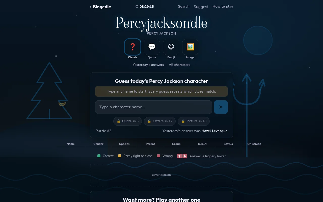 Percy Jacksondle