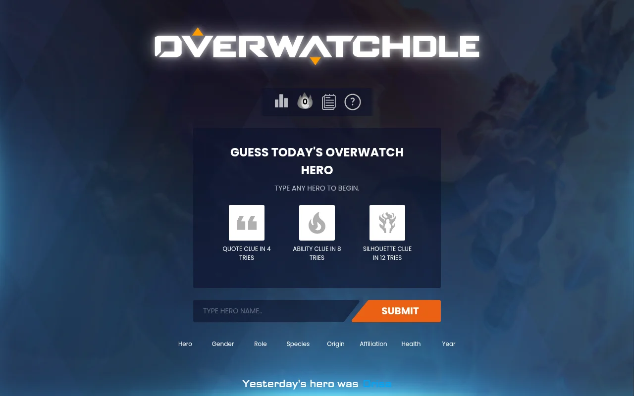 Overwatchdle
