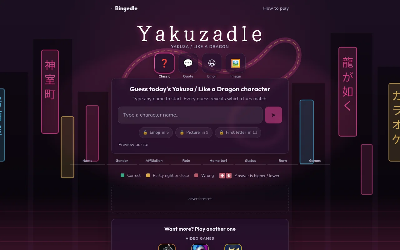 Yakuzadle