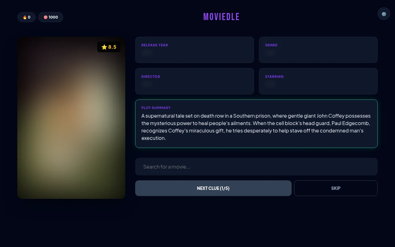 Moviedle