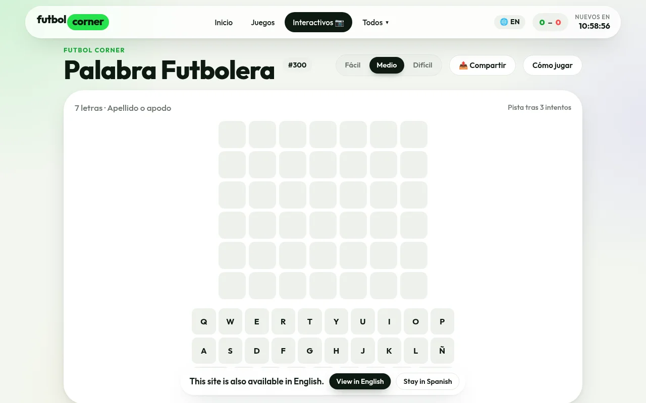 Palabra Futbolera
