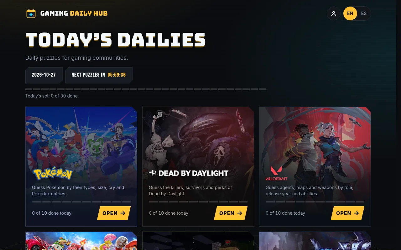 Gaming Daily Hub