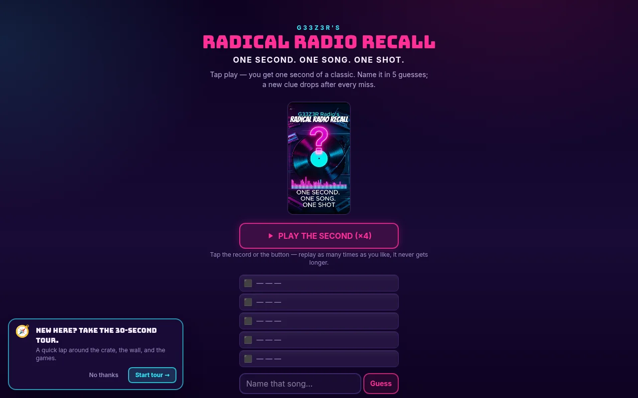Radical Radio Recall