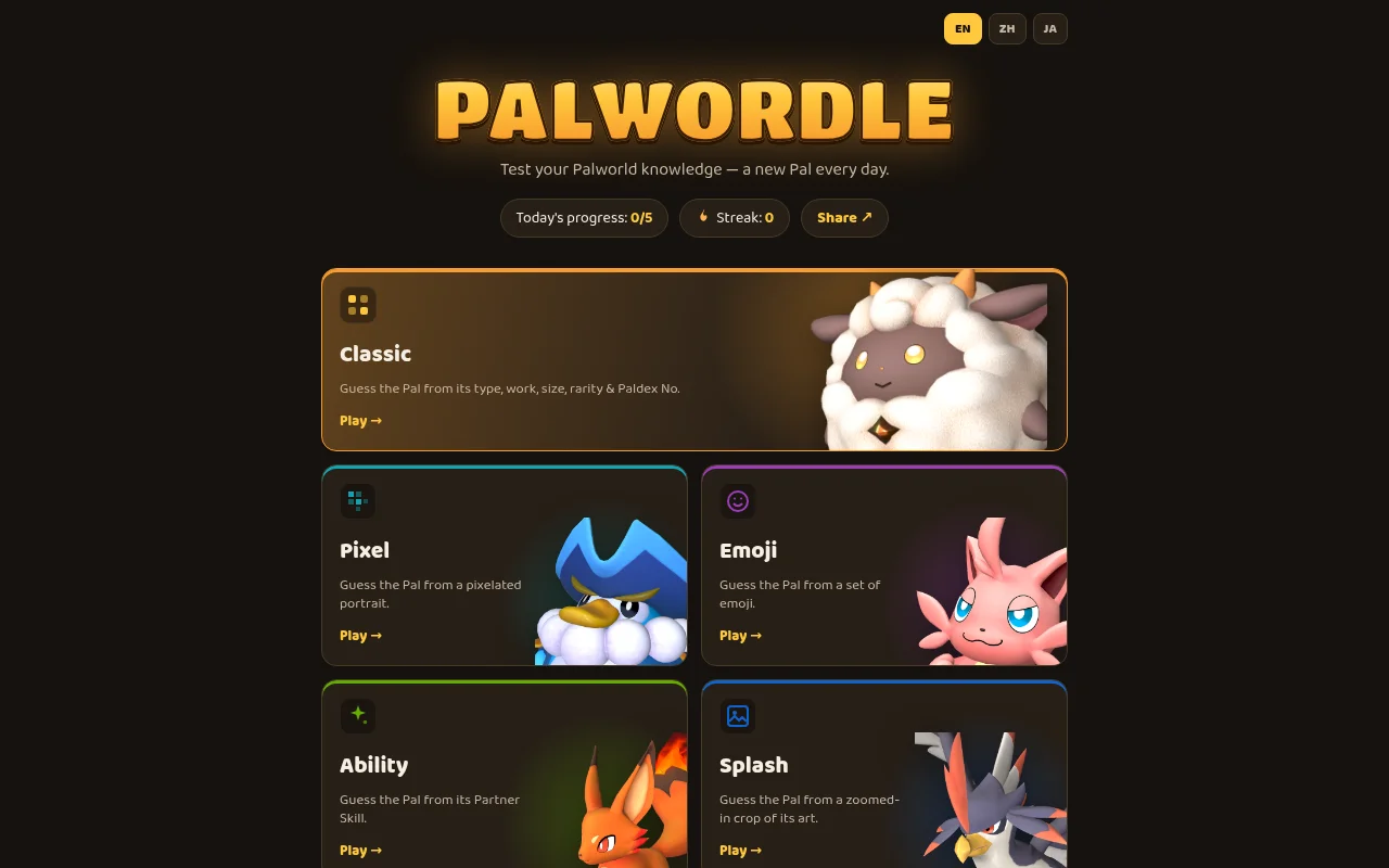Palwordle