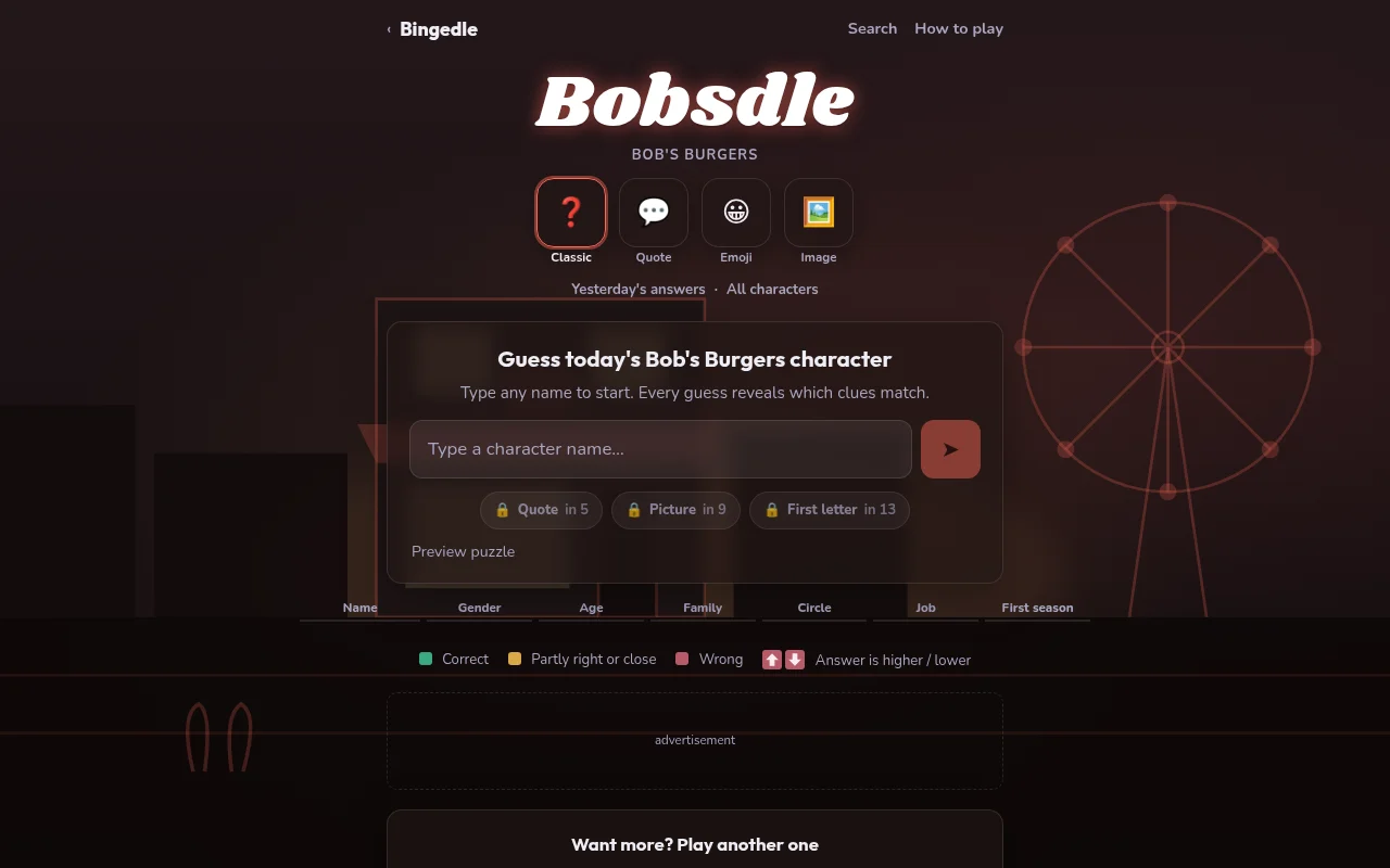 Bobsdle