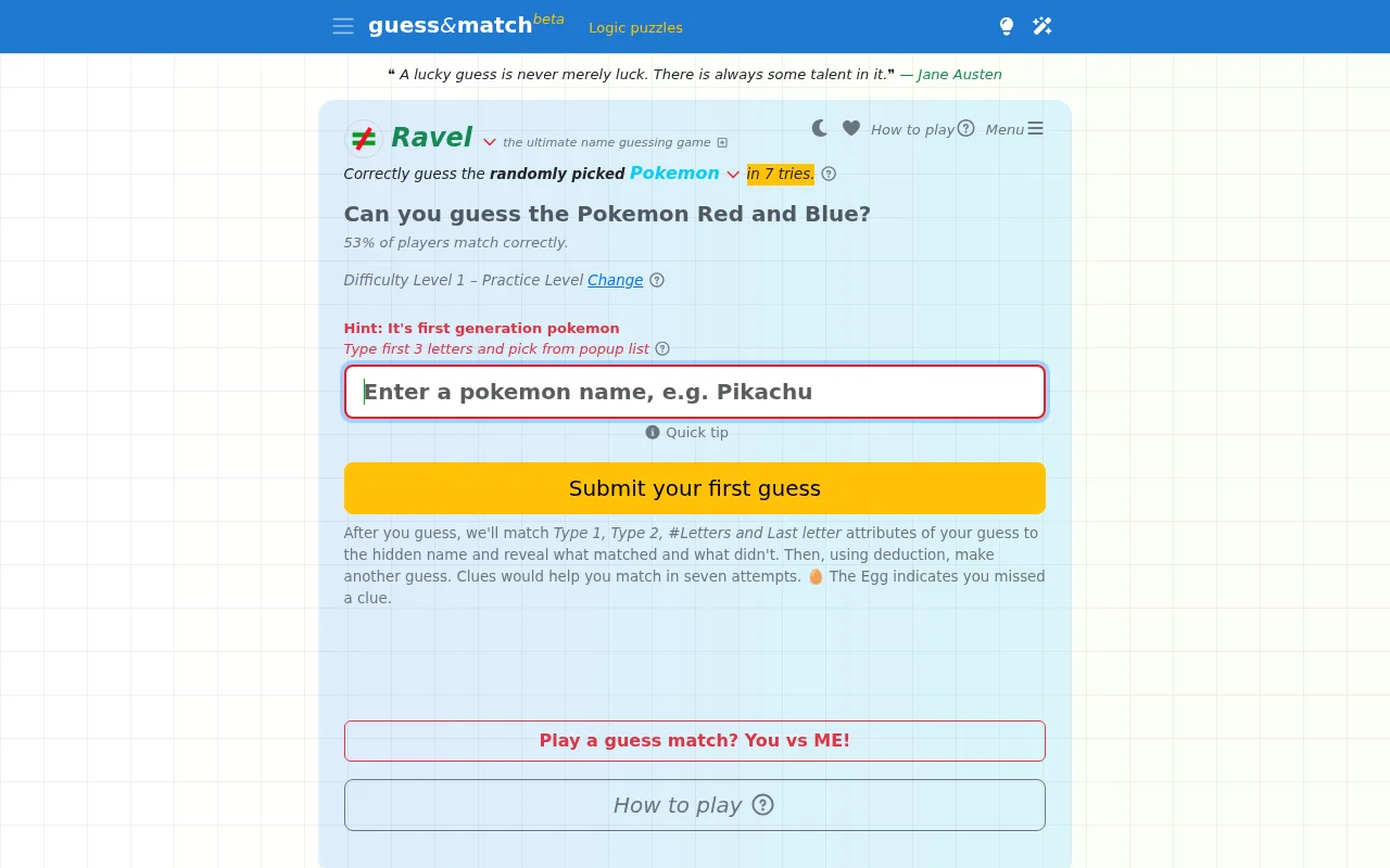 Ravel Pokémon