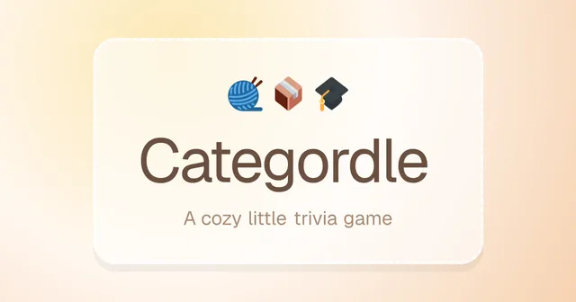 Categordle