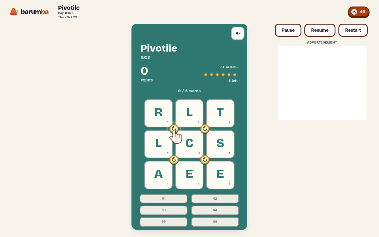 Pivotile