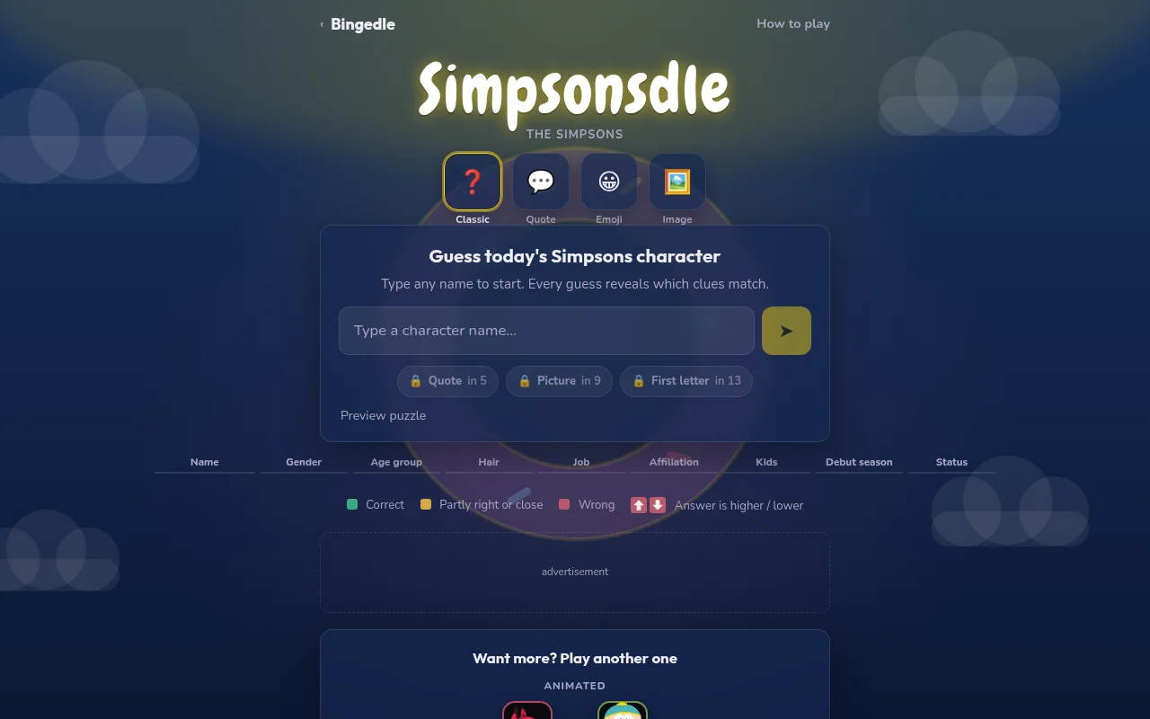 Simpsonsdle
