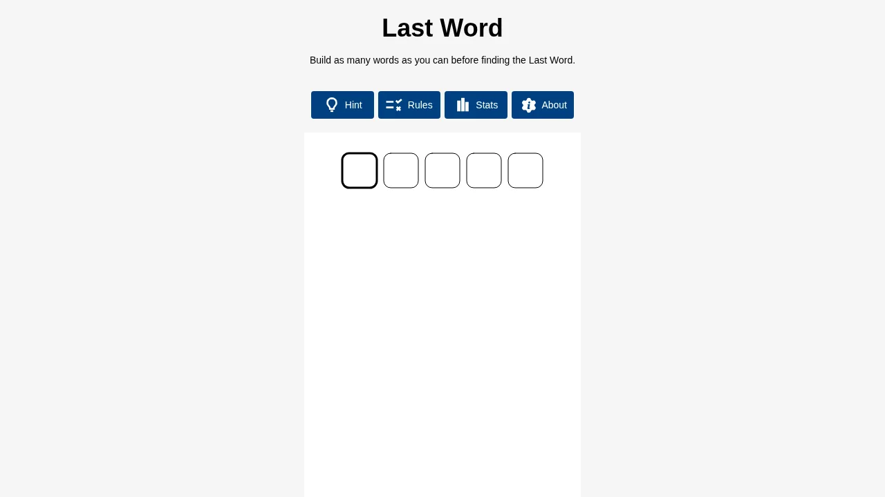 The Last Word