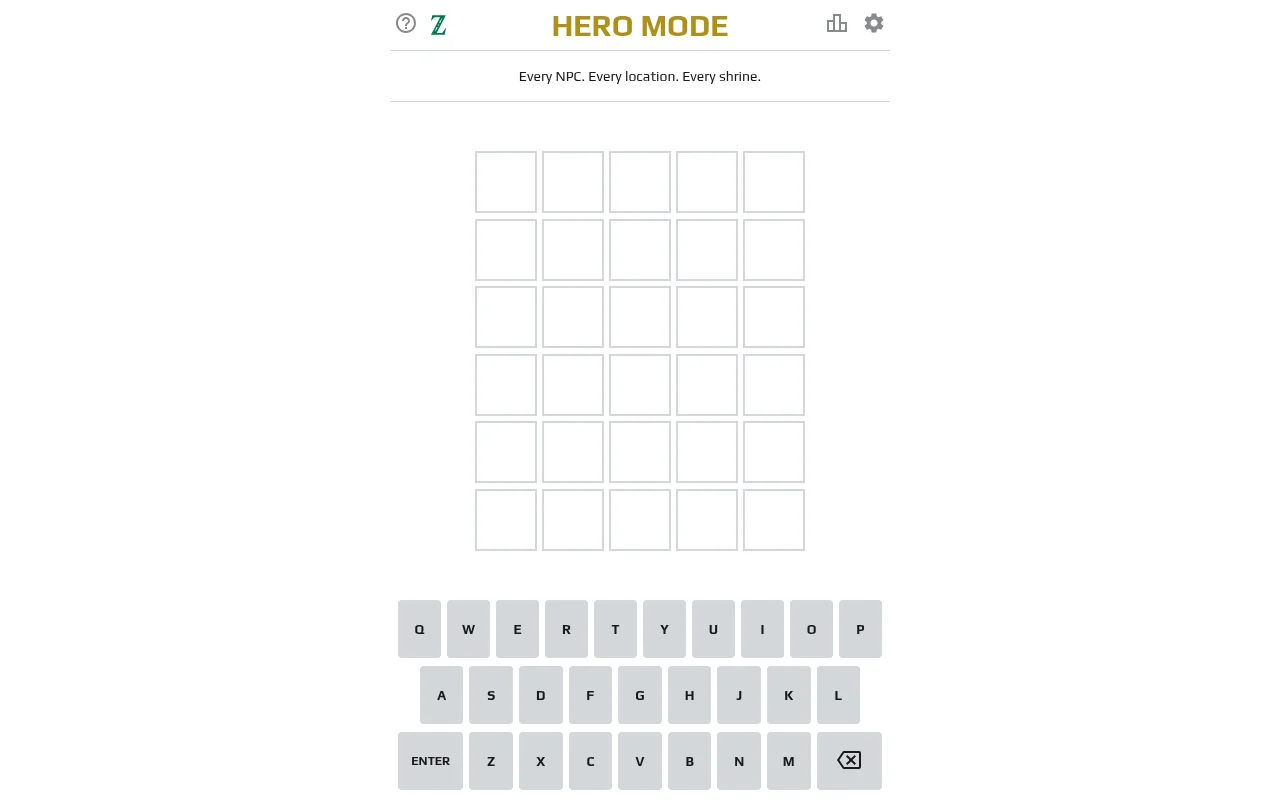 Hero Mode: Zwelda