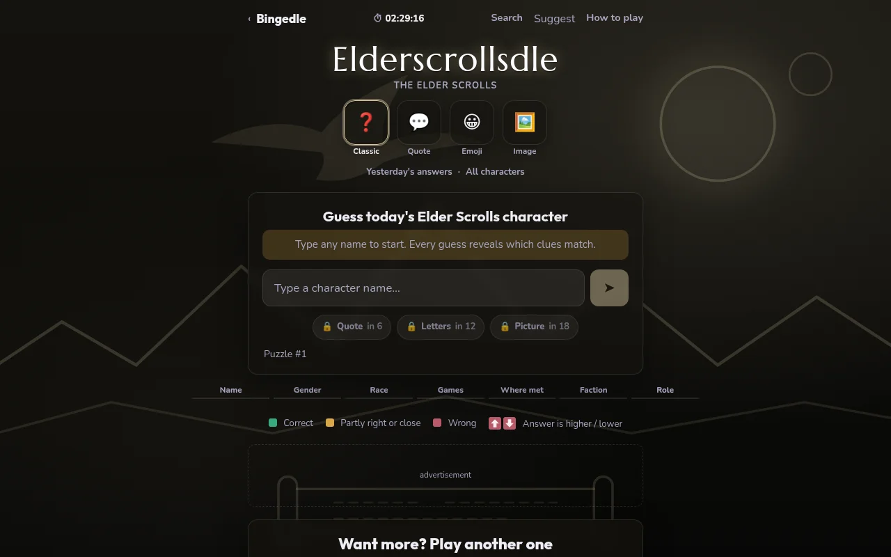 Elderscrollsdle
