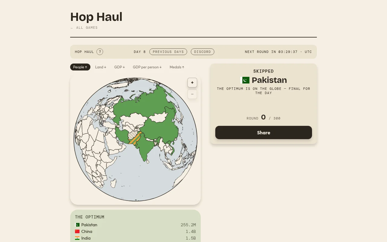 Hop Haul