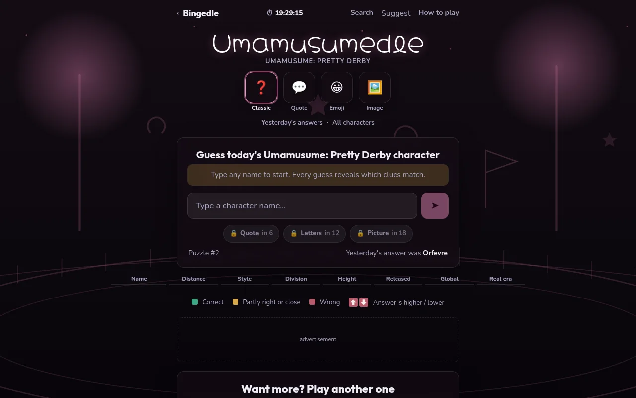 Umamusumedle