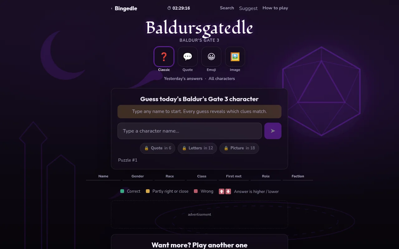 Baldursgatedle