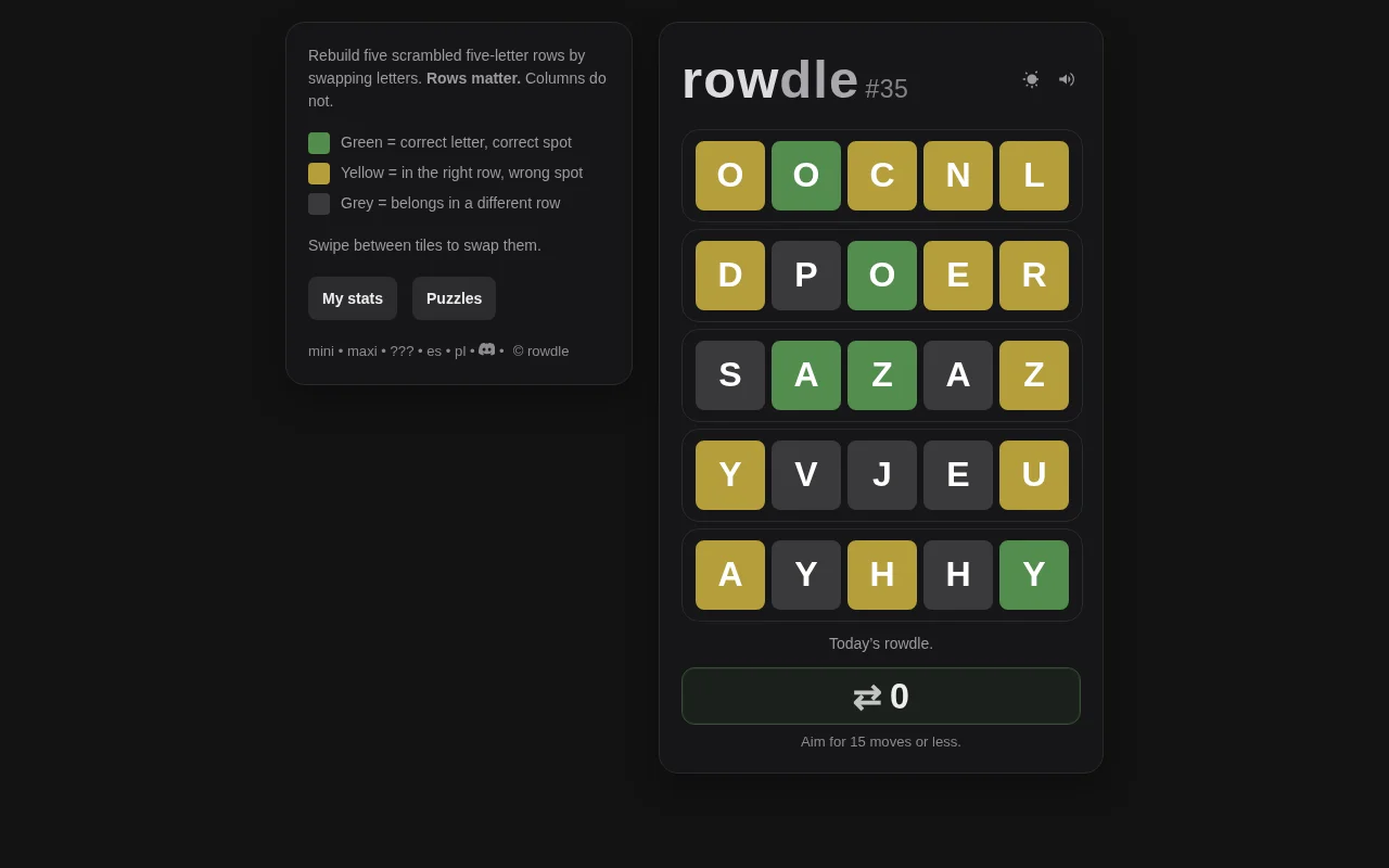 Rowdle